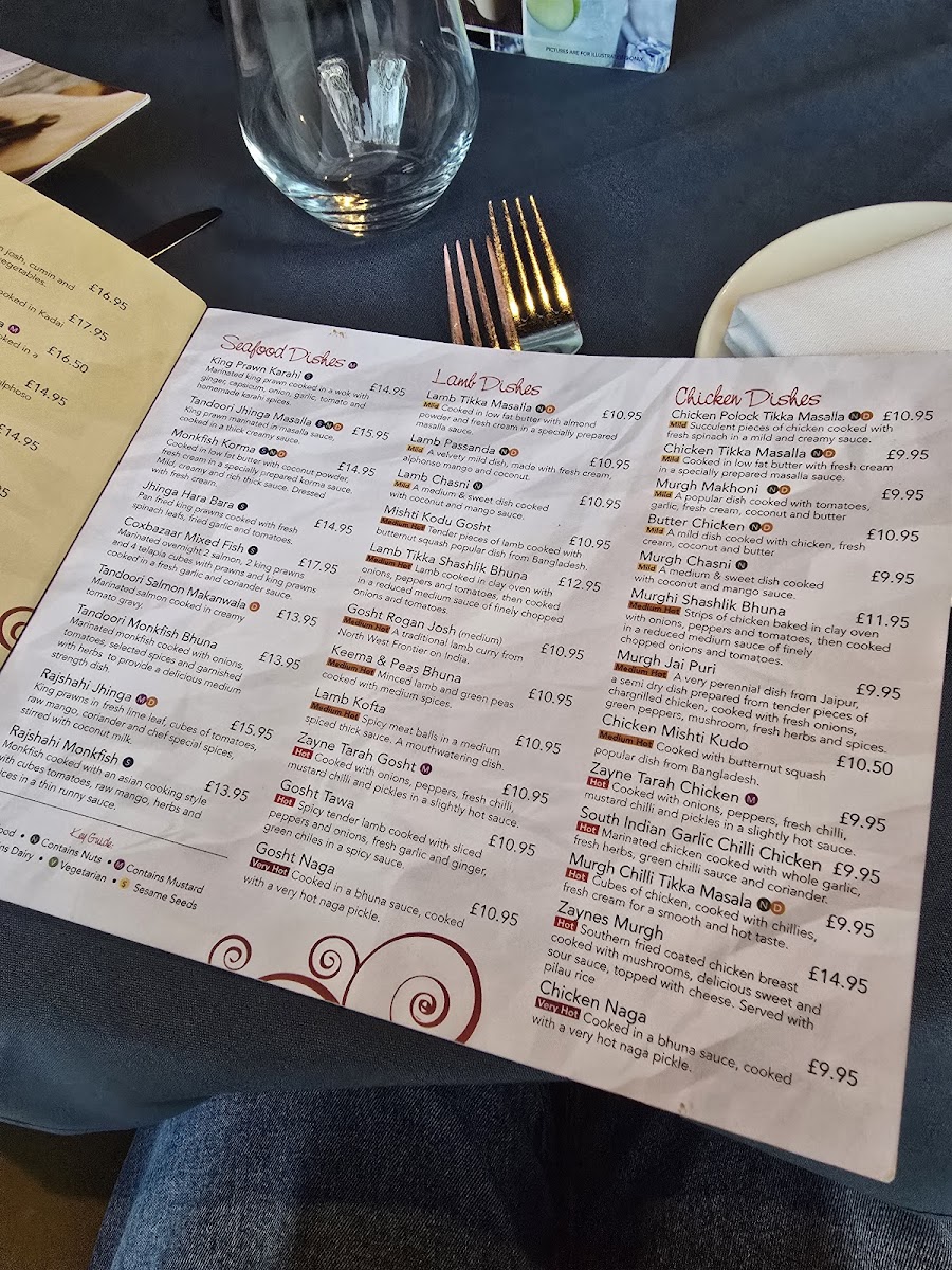 Menu Zaynes Indian Cuisine-1